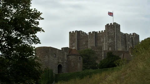 Castle in Dover Stock Footage 58293774