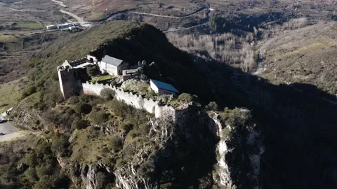 Castle in drone view Stock Footage 237258953