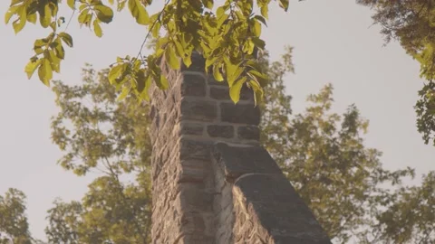 Castle During Sunset Vídeos de archivo 138715869