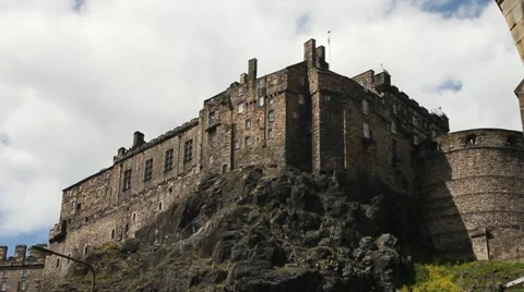 The Castle of Edinburgh Video stock 11135905