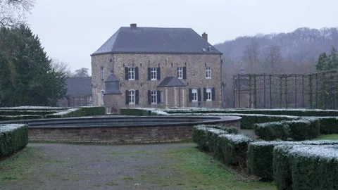 Castle Erenstein in the wintertime Stock Footage 261274129