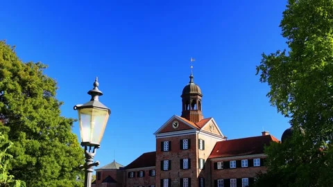 Castle eutin in germany 4k video Видео 347095846