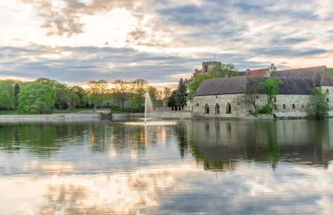 Castle in Flechtingen, Germany Stock Photos