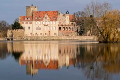 Castle in Flechtingen, Germany Stock Photos