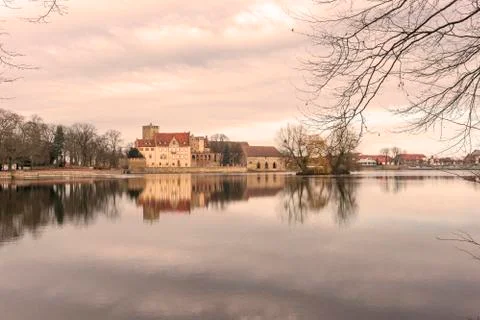 Castle in Flechtingen, Germany Stock Photos