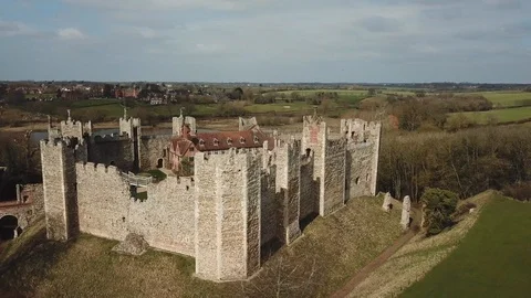 Castle fly around Stock Footage 91553656
