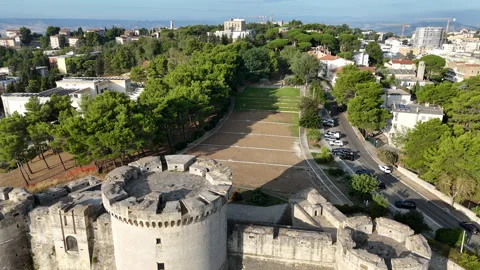 Castle fly over Stock Footage 316771228