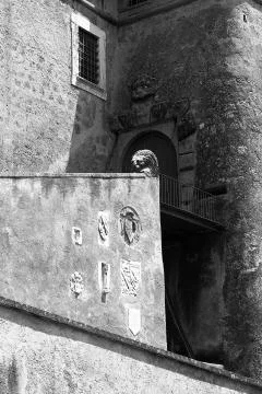 Castle of Gallese 스톡 사진