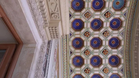 Castle Garden Bazaar Balcony, Budapest Stock Footage 83636110
