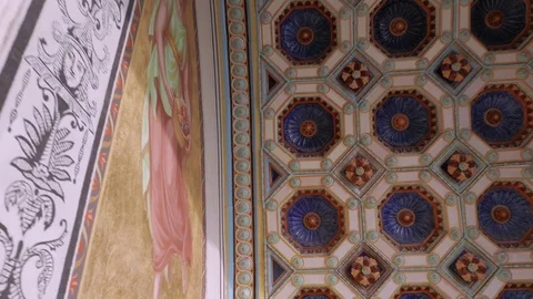 Castle Garden Bazaar balcony, Budapest Stock Footage 83667988