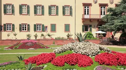 Castle garden Video stock 11498383