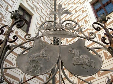 Castle gate Foto stock