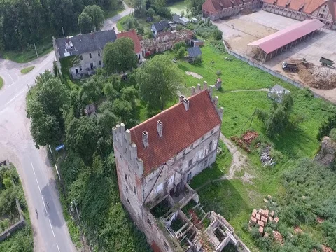 The castle of Georgenburg Video stock 84968011