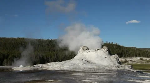 Castle Geyser Stock Footage 9291890