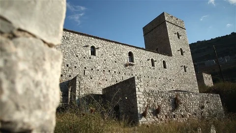 Castle greece Video stock 103814555