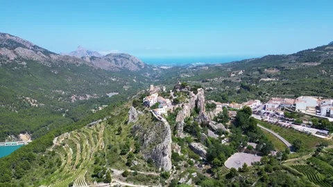 Castle Guadalest in Spain Stock Footage 269037345