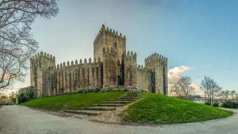 Castle of Guimares Stock Photos