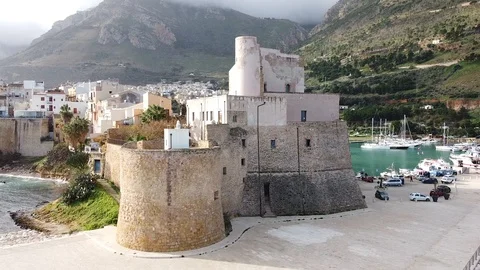  the Castle on the Gulf 스톡 동영상 122260373