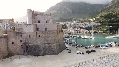  the Castle on the Gulf 스톡 동영상 122260478