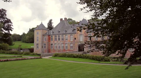 Castle Haltinne. Vídeo Stock 42129182