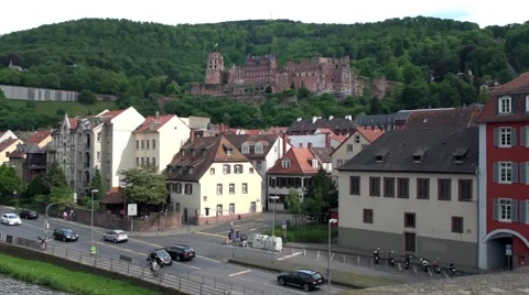 Castle of Heidelberg Stock Footage 49878697