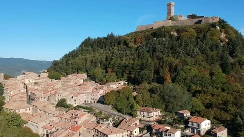 Castle on the hill Stock Footage 115048720