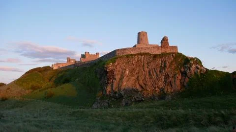 Castle on a Hill Stock Photos