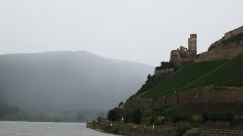 Castle on the hill Stock-Fotos