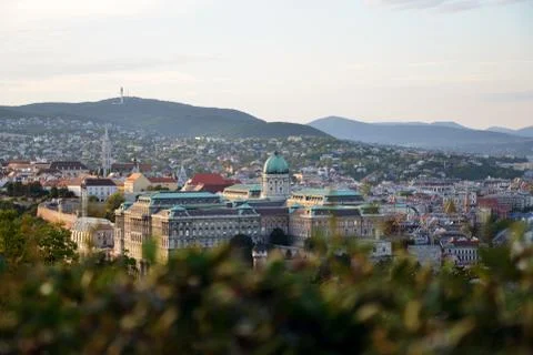 Castle from the hill Stock Photos