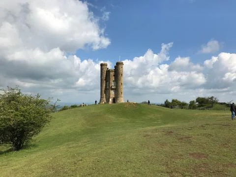 Castle on a hill Foto stock