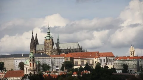 Castle Hill in Prague Stock Footage 141141102
