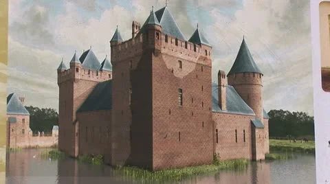 Castle in Holland Stock Footage 10796098