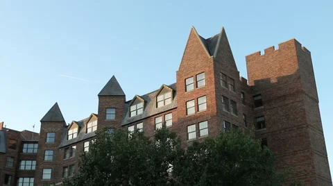 Castle Hotel Exterior Stock Footage 59582612