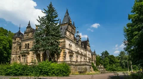 Castle Hummelshain Stock Footage 11461372