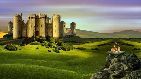 Castle Of Hyperborea Stock Footage 72090872
