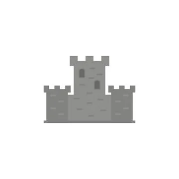 Castle icon Stock Illustration