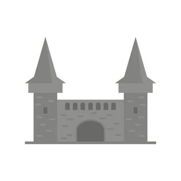 Castle icon Stock Illustration