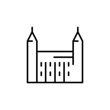 Castle Icon Stock Illustration