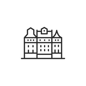 Castle Icon Stock Illustration