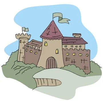 Castle Stock Illustration