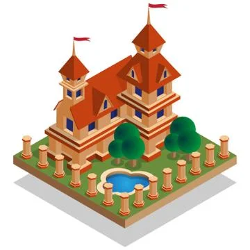 Castle. Stock Illustration