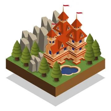 Castle. Stock Illustration
