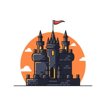 Castle Stock Illustration