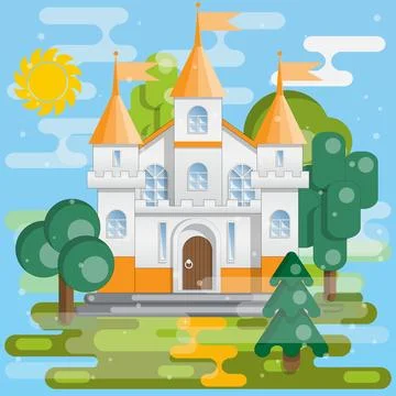 Castle. Stock Illustration