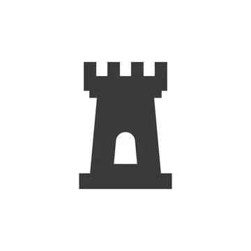 Castle ilustration design Stockillustratie