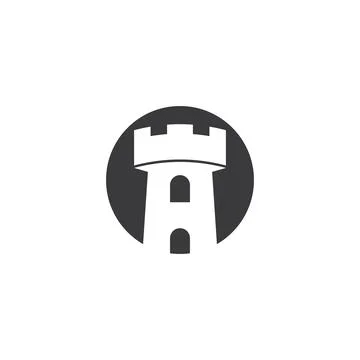 Castle ilustration vector Stockillustratie