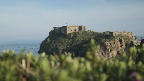 Castle on an Island Stock-Footage 116470464