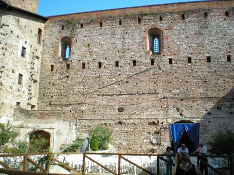 Castle of Ivrea Stock Photos