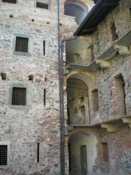 Castle of Ivrea Stock Photos