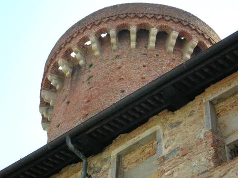 Castle of Ivrea Stock Photos